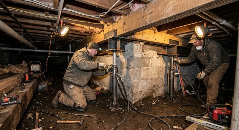 Crawlspace Foundation Repair in Richmond, MN