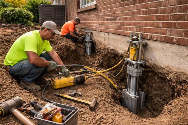 Settling Foundation Service in Cold Spring, MN