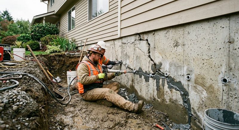 Basement Foundation Repair in South Haven, MN