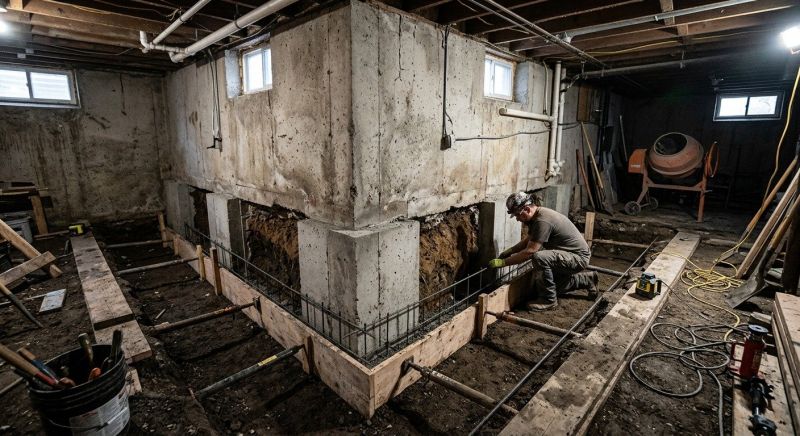 Basement Underpinning in Saint Cloud, MN