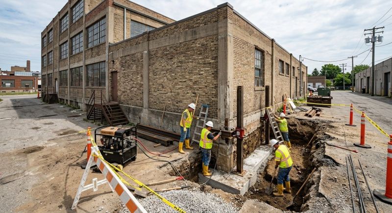 Commercial Foundation Repair in Saint Cloud, MN