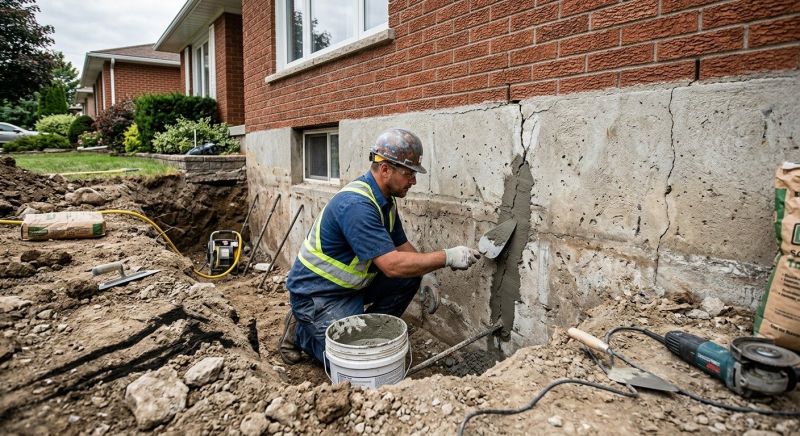 Concrete Foundation Repair in Benton County, MN
