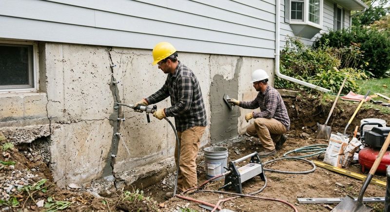 Concrete Foundation Repair in Cold Spring, MN