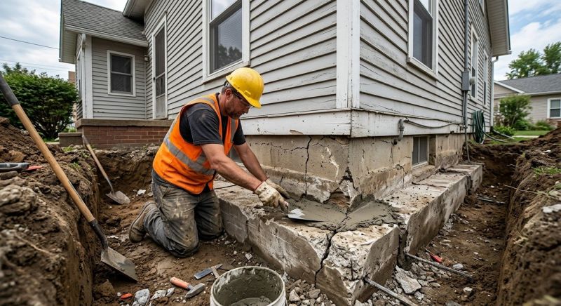 Concrete Foundation Repair in Maple Lake, MN