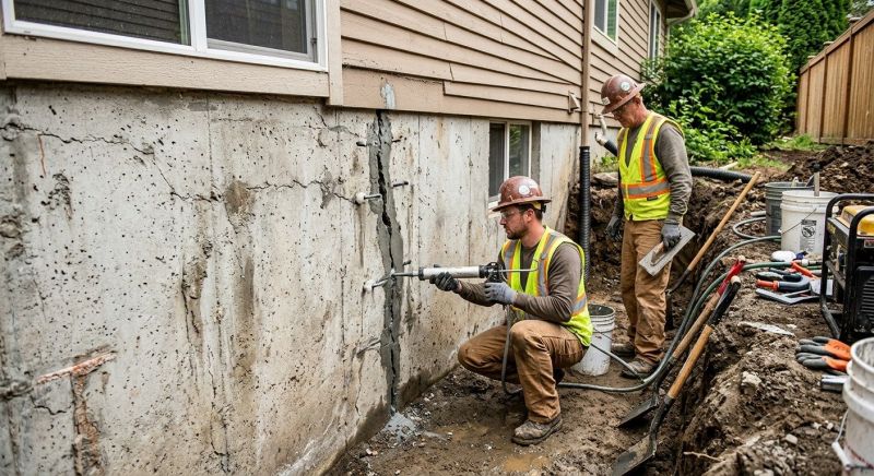 Cracked Foundation Repair in Sartell, MN