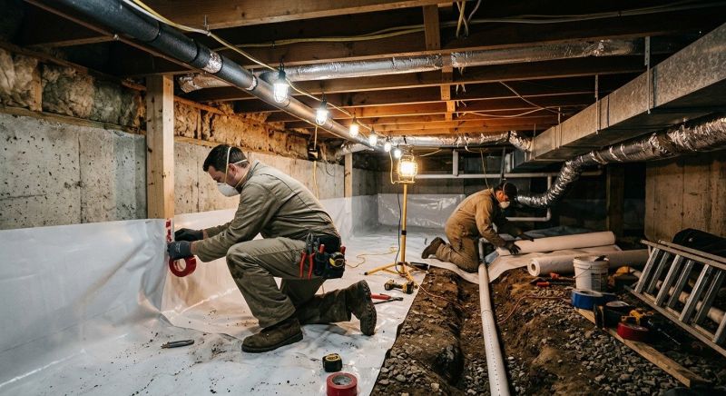 Crawl Space Leveling in Saint Cloud, MN