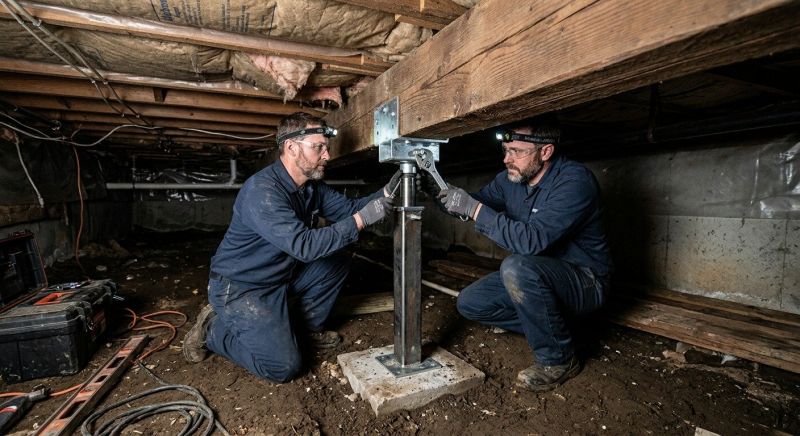 Crawlspace Foundation Repair in Cold Spring, MN