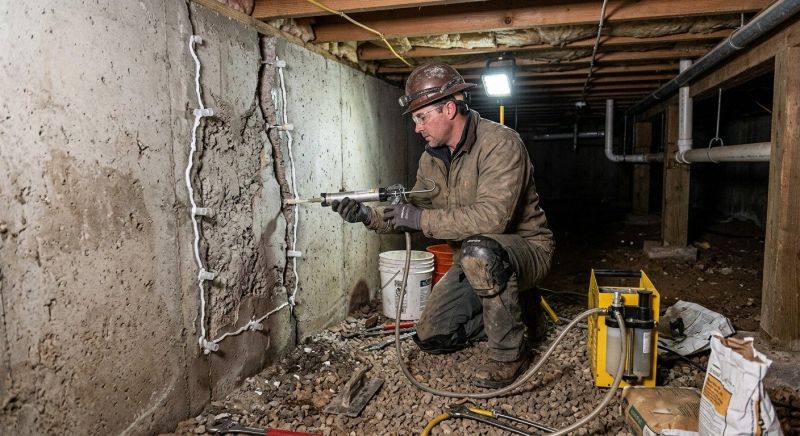 Crawlspace Foundation Repair in Saint Cloud, MN