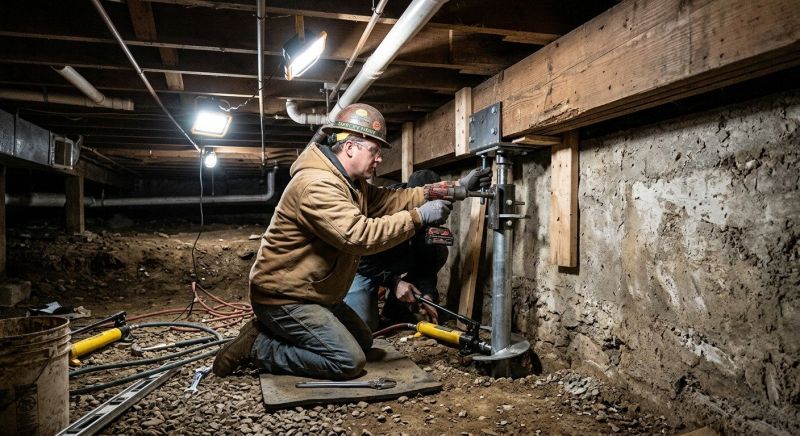 Crawlspace Foundation Repair in Maple Lake, MN