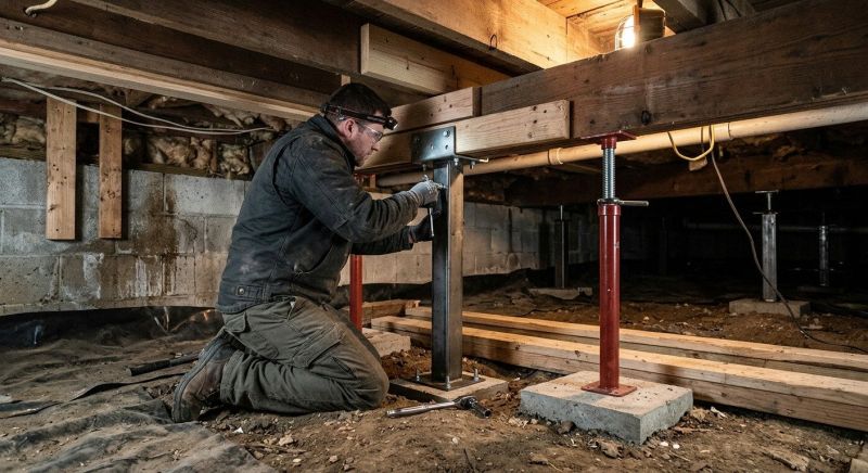 Crawlspace Structural Repair in Saint Cloud, MN