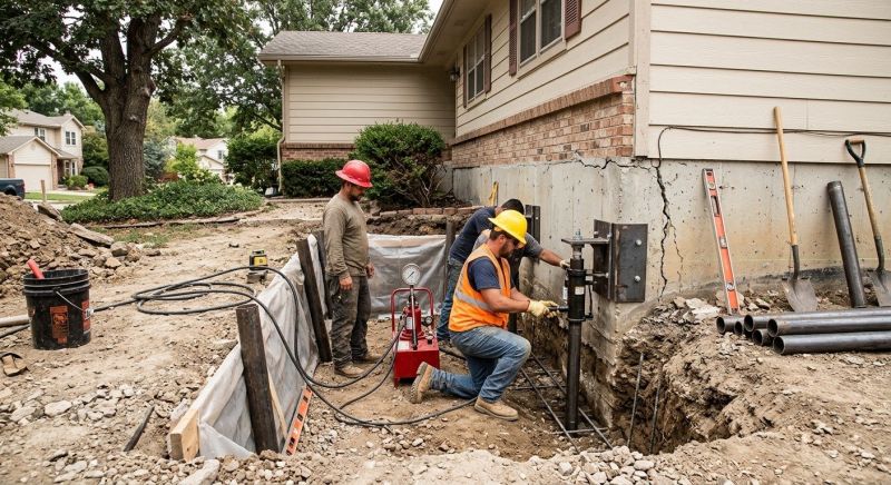 Deep Foundation Repair in Saint Cloud, MN
