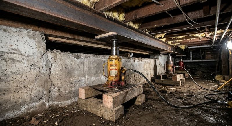Foundation Jacking in Annandale, MN