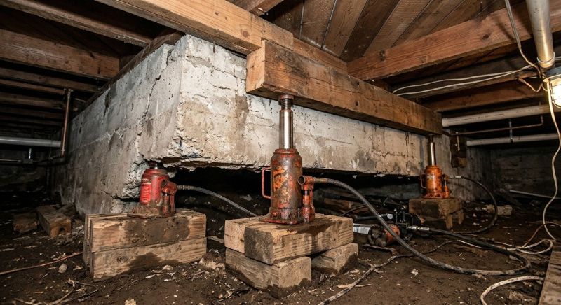Foundation Jacking in Annandale, MN