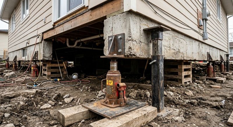 Foundation Jacking in Foley, MN