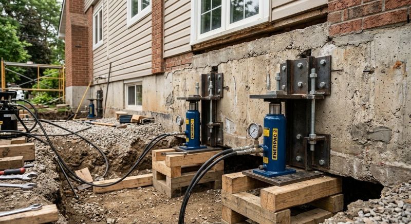 Foundation Jacking in Maple Lake, MN