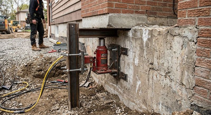 Foundation Jacking in Maple Lake, MN
