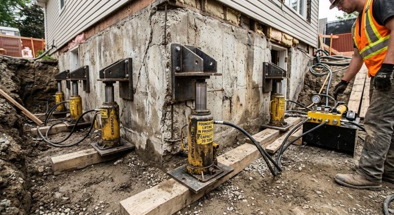 Foundation Jacking in Sartell, MN