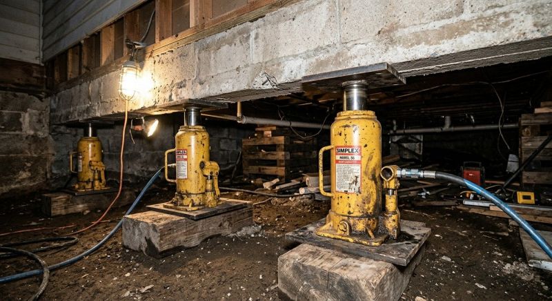 Foundation Jacking in South Haven, MN