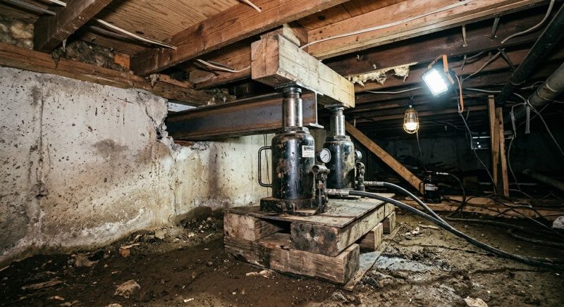 Foundation Jacking in South Haven, MN