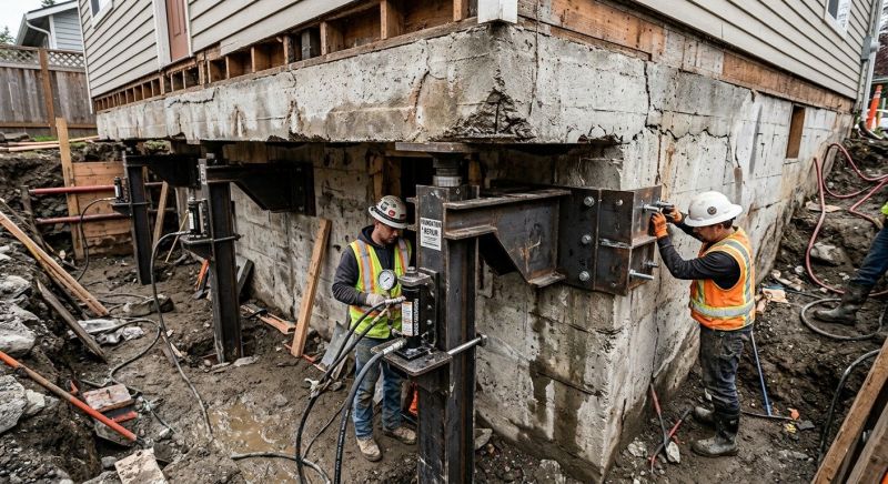 Foundation Lifting in Annandale, MN