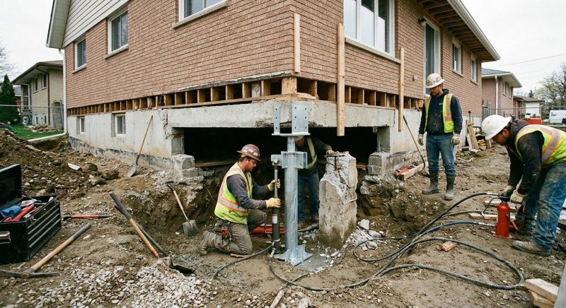 Foundation Pier Repair in Saint Cloud, MN