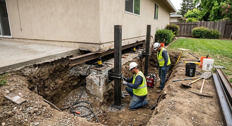 Foundation Pier Repair in Saint Cloud, MN