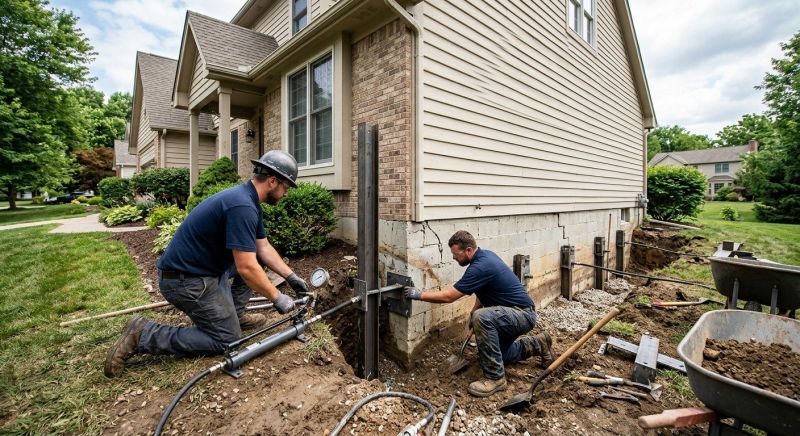 Foundation Pier Repair in Saint Cloud, MN