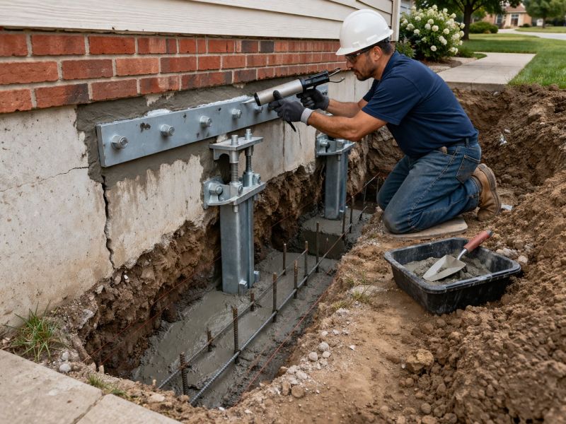 Foundation Repair in Maple Lake, MN