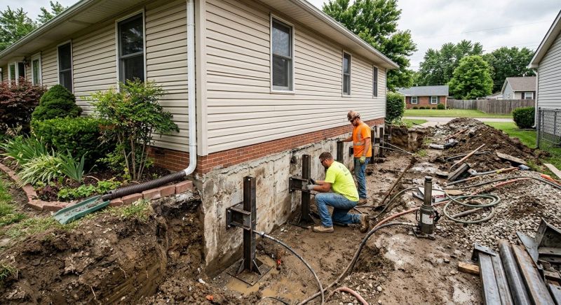 Foundation Stabilizing in Benton County, MN
