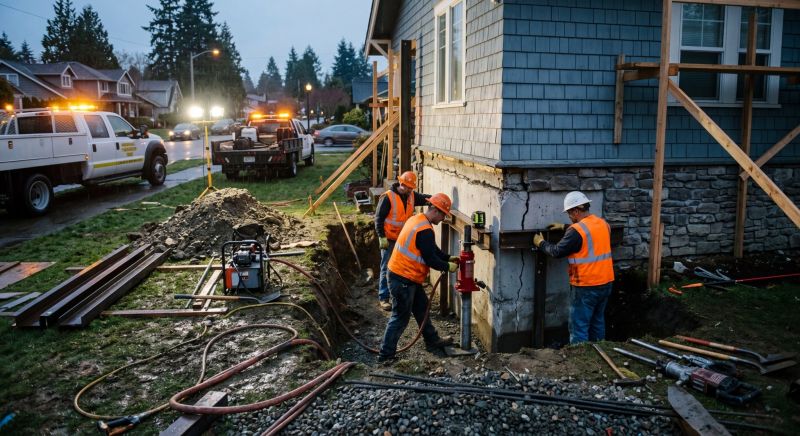 Foundation Stabilizing in Foley, MN