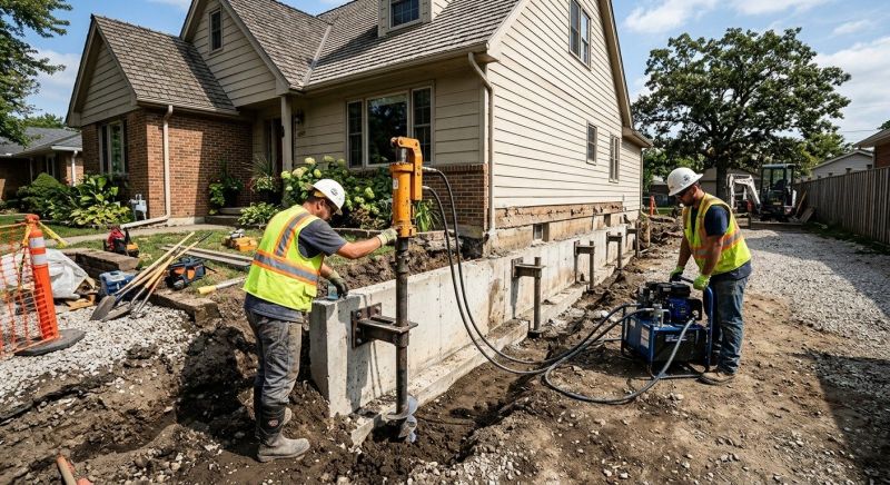 Foundation Stabilizing in Saint Cloud, MN