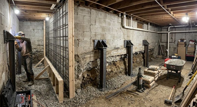 Foundation Stabilizing in Saint Cloud, MN