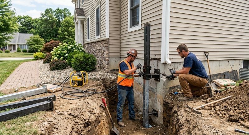 Foundation Stabilizing in Maple Lake, MN