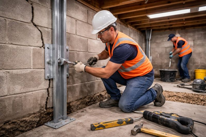 Foundation Structural Repair in Annandale, MN