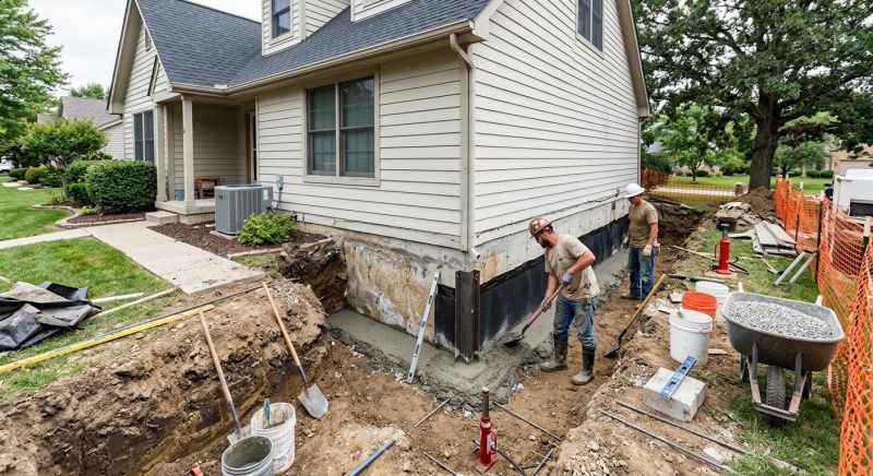 Foundation Structural Repair in Annandale, MN