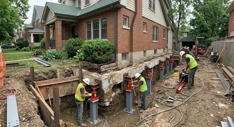 Foundation Underpinning in Saint Cloud, MN