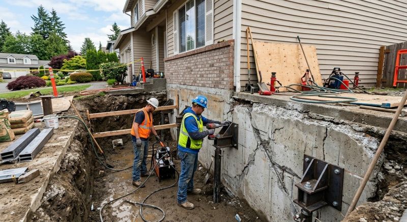Home Foundation Repair in Foley, MN