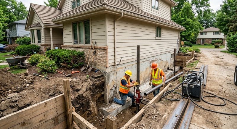 Home Foundation Repair in Maple Lake, MN