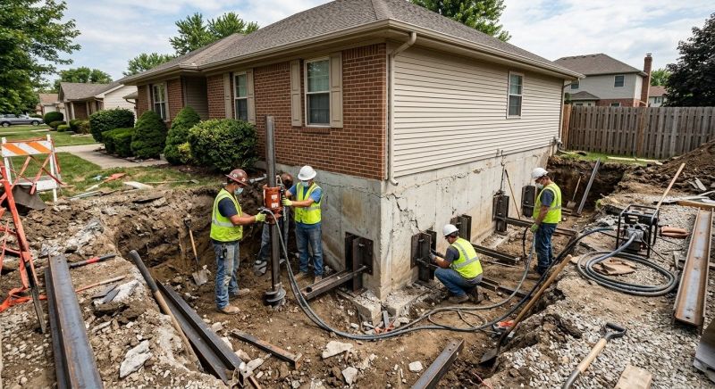 House Foundation Repair in Richmond, MN