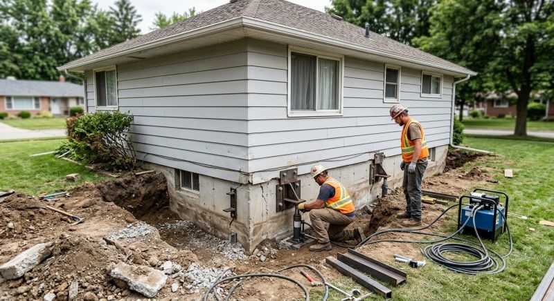 House Foundation Repair in Richmond, MN