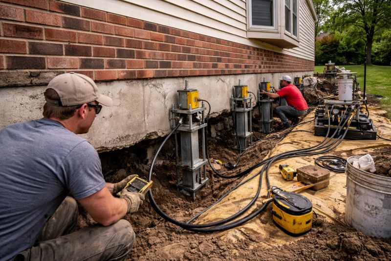 Settling Foundation Service in Annandale, MN