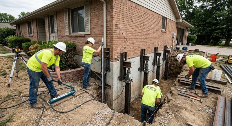 Settling Foundation Service in Annandale, MN