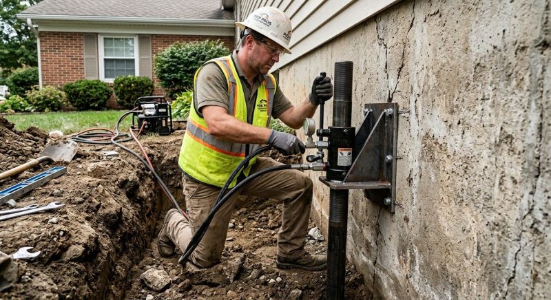 Settling Foundation Service in Avon, MN