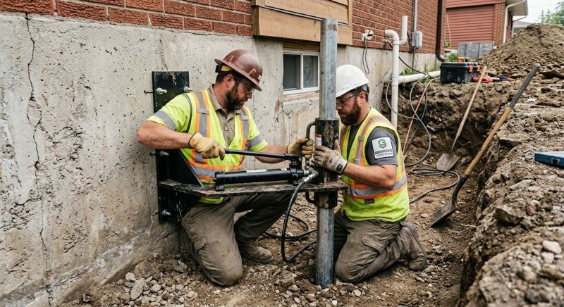 Settling Foundation Service in Sartell, MN