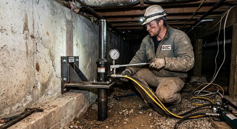 Settling Foundation Service in South Haven, MN