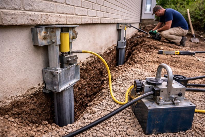 Sinking Foundation Repair in Foley, MN