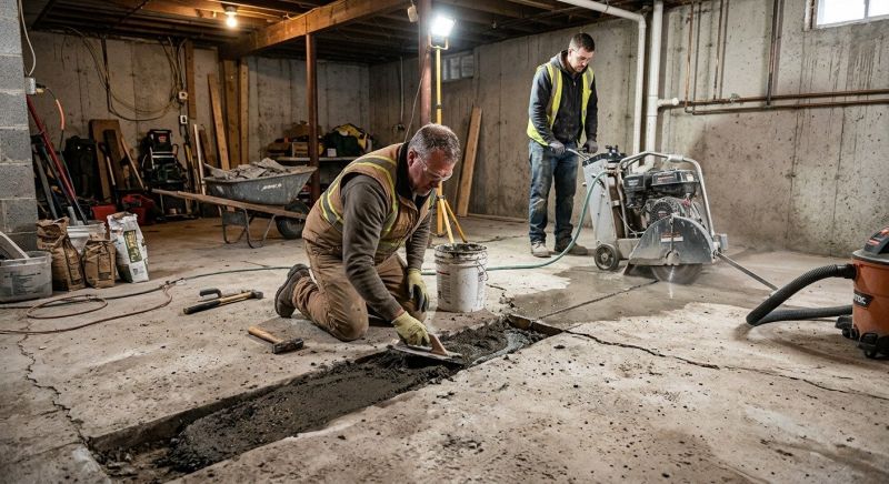 Slab Foundation Repair in Saint Cloud, MN