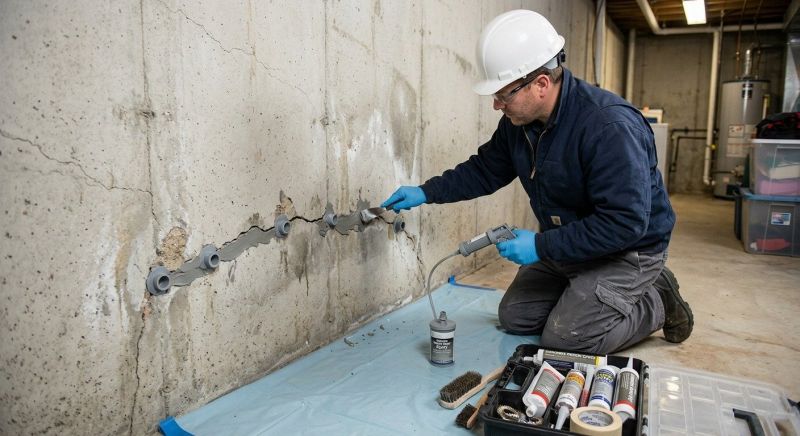 Structural Crack Repair in Saint Cloud, MN
