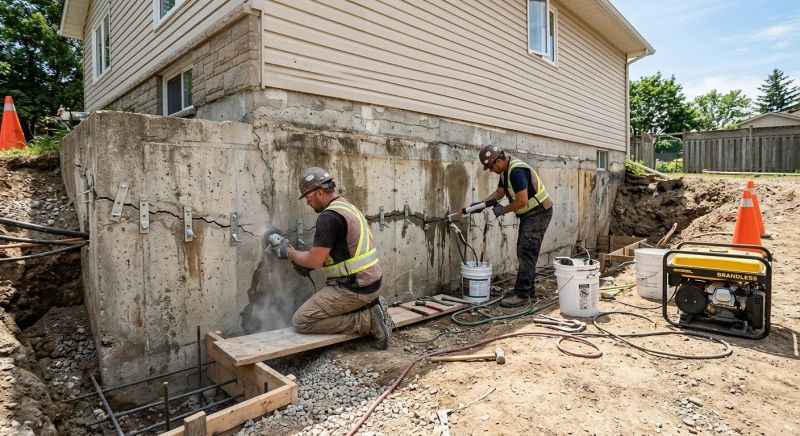 Structural Foundation Repair in Maple Lake, MN