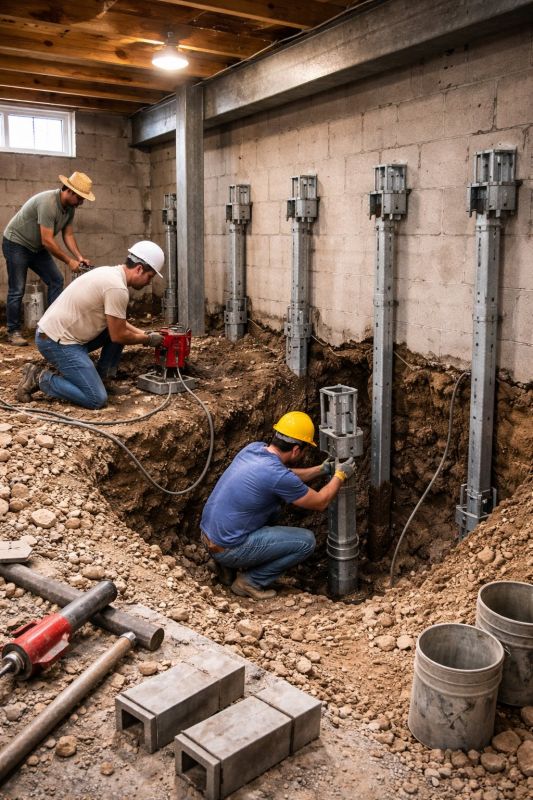 Structural Underpinning in Saint Cloud, MN